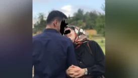 Evli türbanlı serimize devam