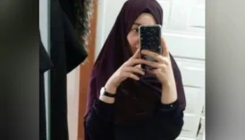 Evli Türbanlı Çarşaflı