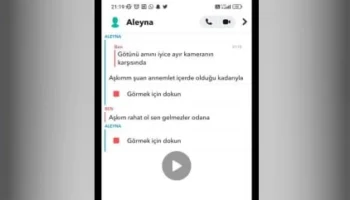 Snapchat Aleyna (Annesi Yan Odada)