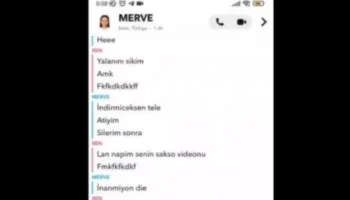 Snapten Sakso Videosunu Gönderen Genç Merve