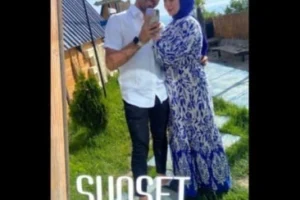 Türbanlı Hatunla Bungalov’da Skişen Eleman