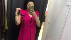 Türbanlı Nagehan kendisini sergiliyor