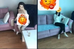 Türbanlı z kuşağı çift videolu