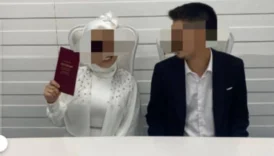 Yeni evli çiftin arşivi Türbanlı