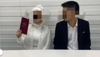 Yeni evli çiftin arşivi Türbanlı