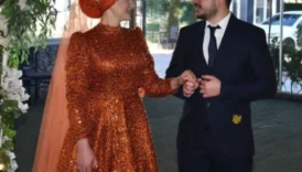 Genç Çift Türbanlı Hatun