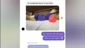 Fake hesaptan konuşurken aynı zamanda gerçek hesabıma da yazan birisiydi