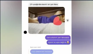 Fake hesaptan konuşurken aynı zamanda gerçek hesabıma da yazan birisiydi