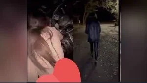 Gece çıtır Türk kızını arabasına atmış